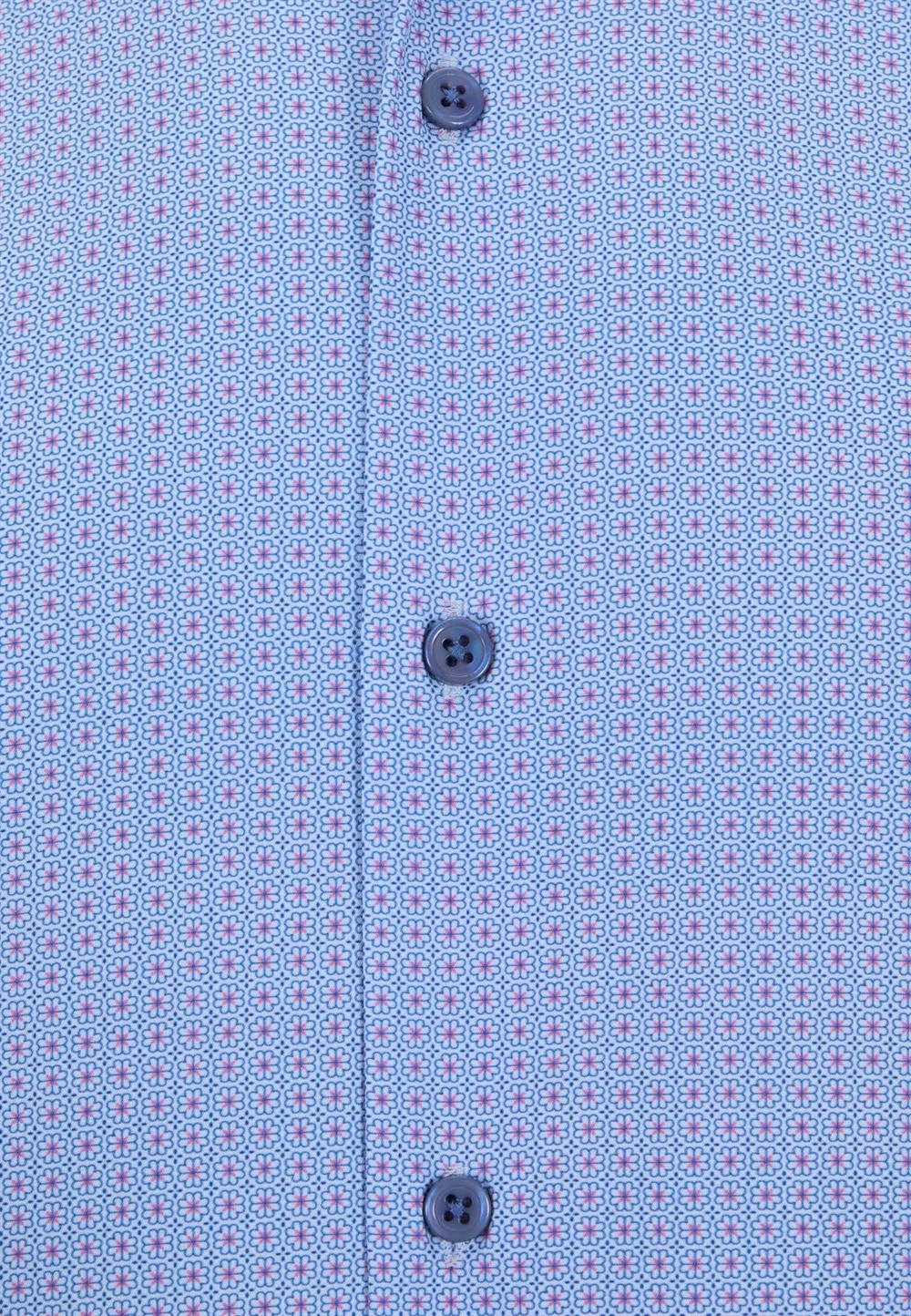 6th Sense Short Sleeve Printed Shirt Per 23 - Blue - M