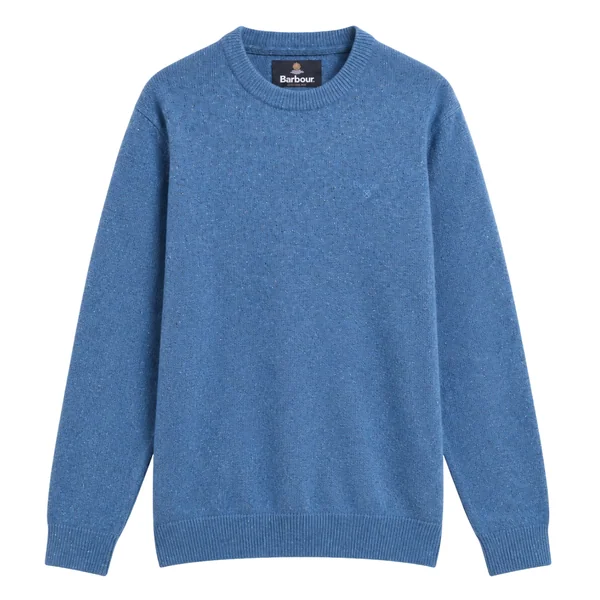 Barbour Essential Tisbury Crew Neck Sweater - Blue - M