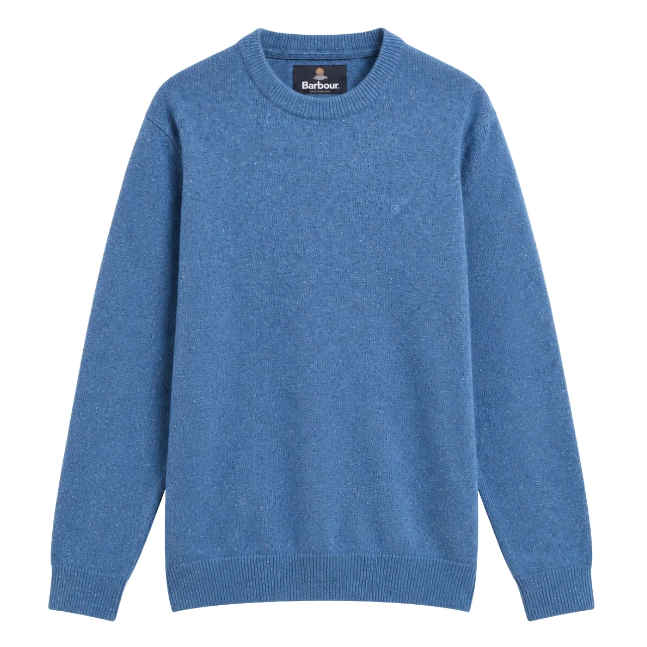 Barbour Essential Tisbury Crew Neck Sweater - Blue - M