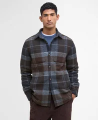 Barbour Chapter Tailored Check Overshirt - Grey - L