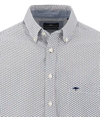 Fynch Hatton Graphic Flower B.D. Shirt - Beige - S