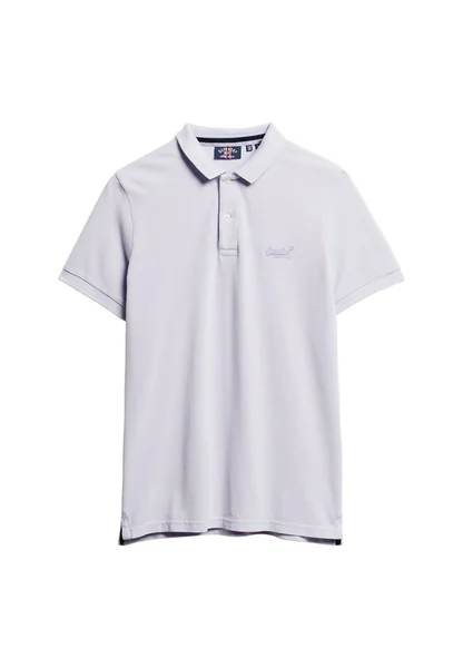 Superdry Vintage Slim Fit Polo Shirt - Purple - L