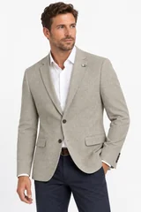 Bugatti Mens Stretch Sports Jacket - Beige - 46R