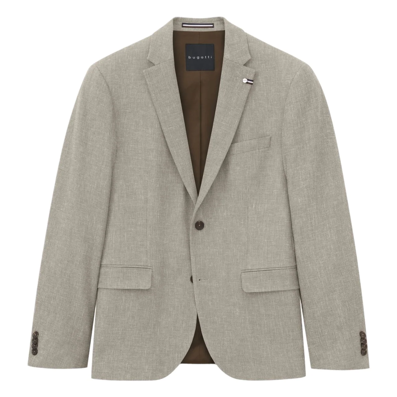 Bugatti Mens Stretch Sports Jacket - Beige - 46R