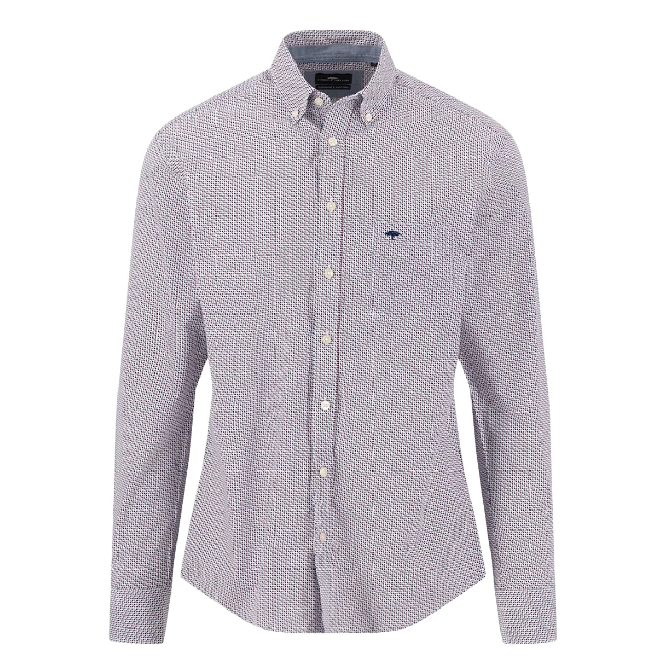 Fynch Hatton Graphic Flower B.D. Shirt - Pink - S