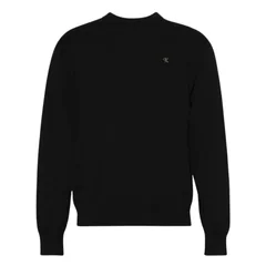 Calvin Klein Jeans Cotton Relaxed Sweatshirt - Black - S