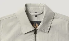 Belstaff Drome Overshirt Cement Grey - Grey - S