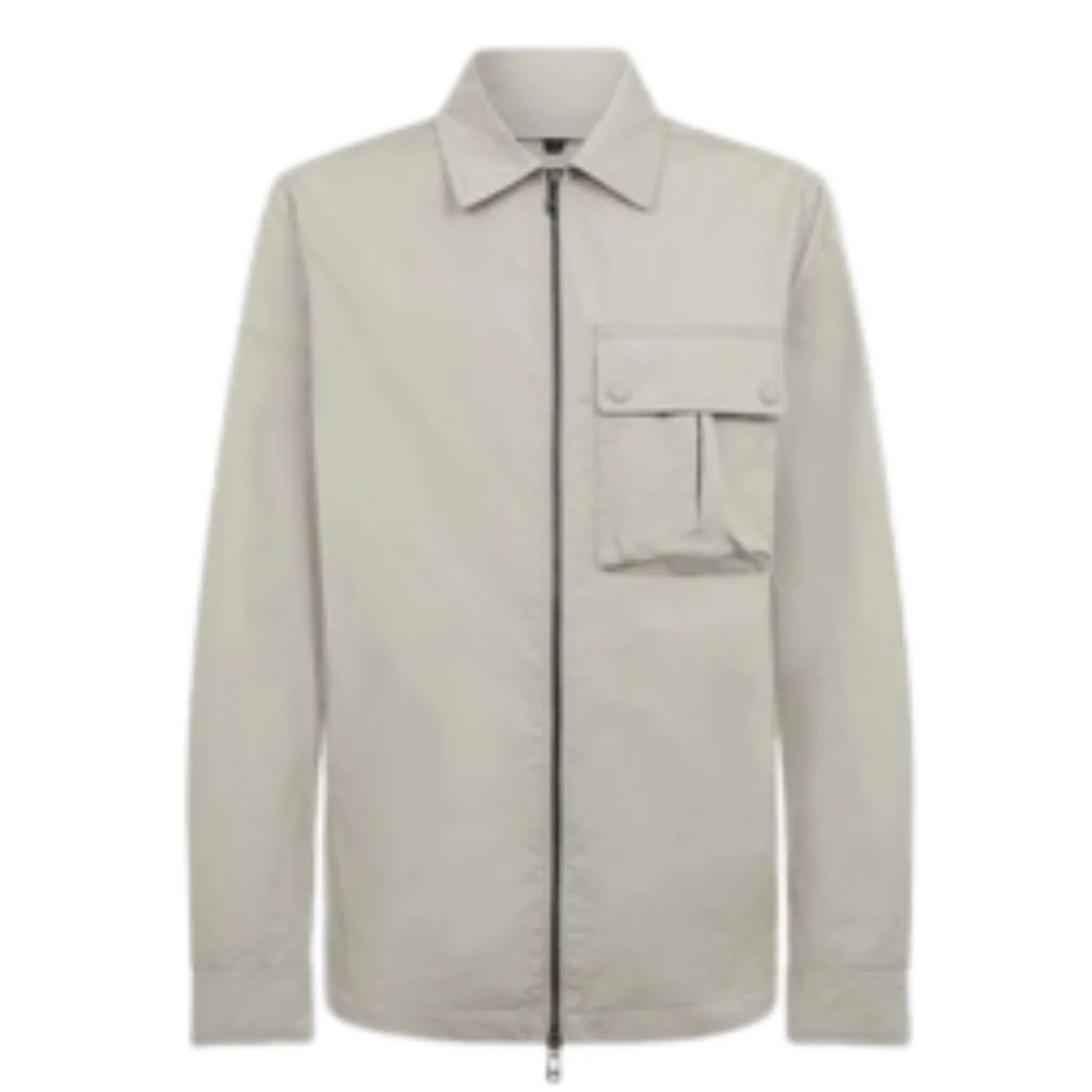 Belstaff Drome Overshirt Cement Grey - Grey - S