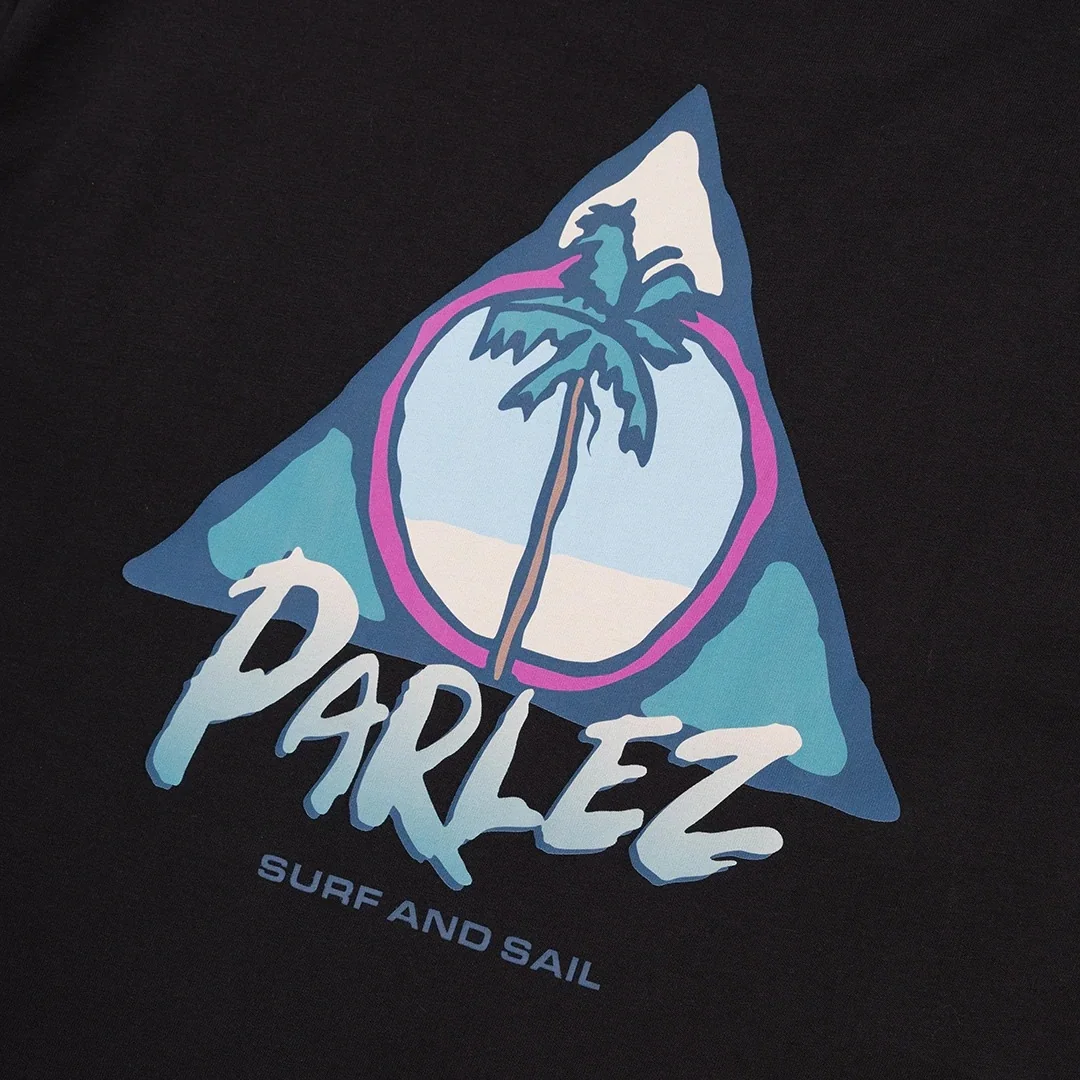 Parlez Swish Beach T-Shirt - Black - S