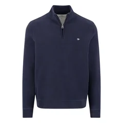 Fynch Hatton Troyer-Zip Sweatshirt - DK Navy - L