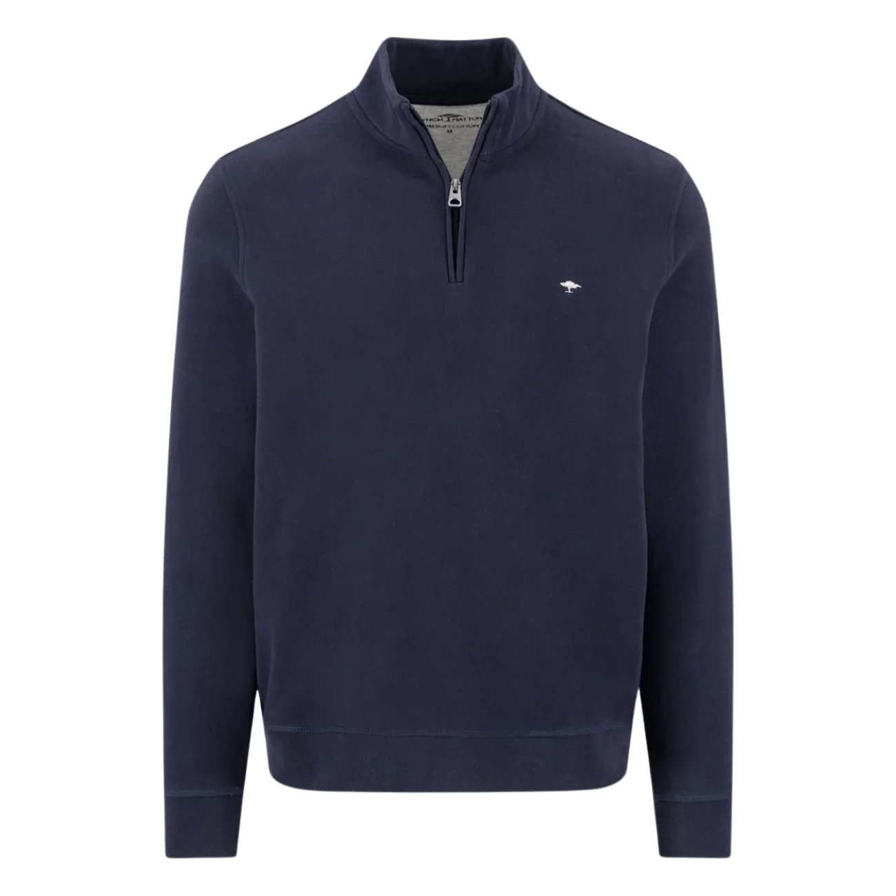 Fynch Hatton Troyer-Zip Sweatshirt - DK Navy - L