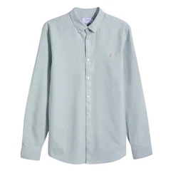 Farah Brewer Slim Fit Shirt - Jade Green - S