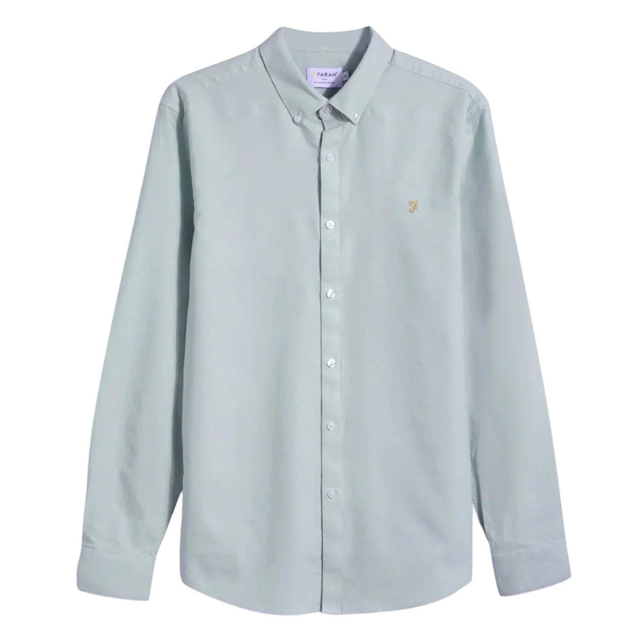 Farah Brewer Slim Fit Shirt - Jade Green - S