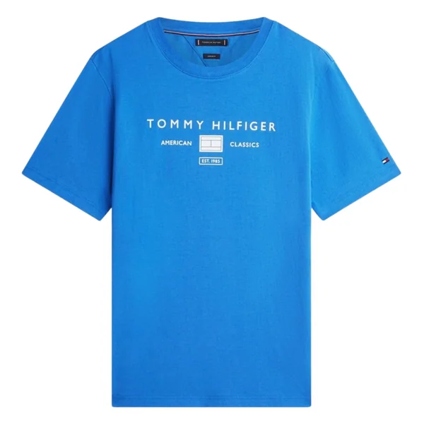 Tommy Hilfiger Brand Love Mono Logo T-shirt - Blue - S