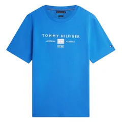 Tommy Hilfiger Brand Love Mono Logo T-shirt - Blue - S