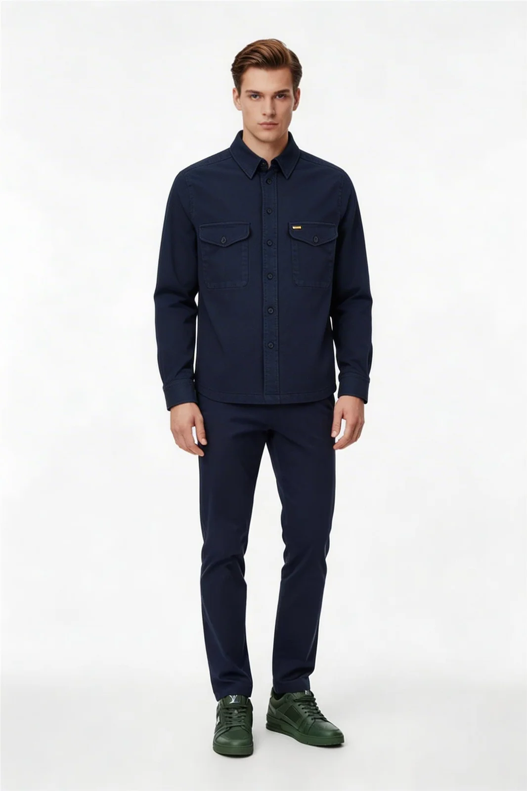 6th Sense Overshirt - Navy - XL