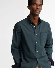Barbour Harbourwall Tailored Gingham Shirt - Green - M