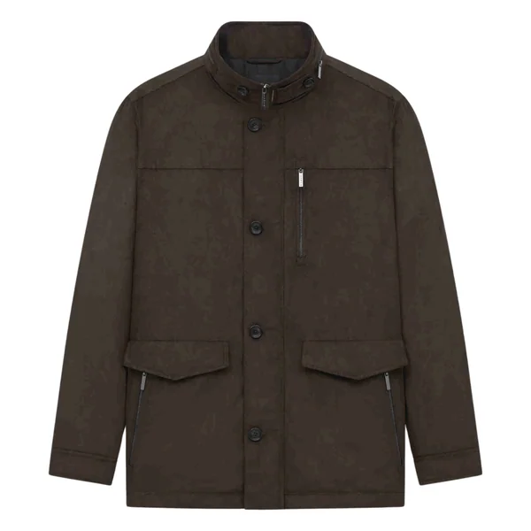 Bugatti Suede Water-Repellent Jacket - Brown - 44R