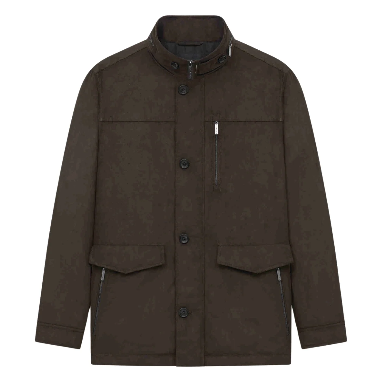 Bugatti Suede Water-Repellent Jacket - Brown - 44R