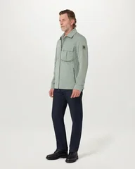 Belstaff Drome Overshirt Sage Green - Green - S
