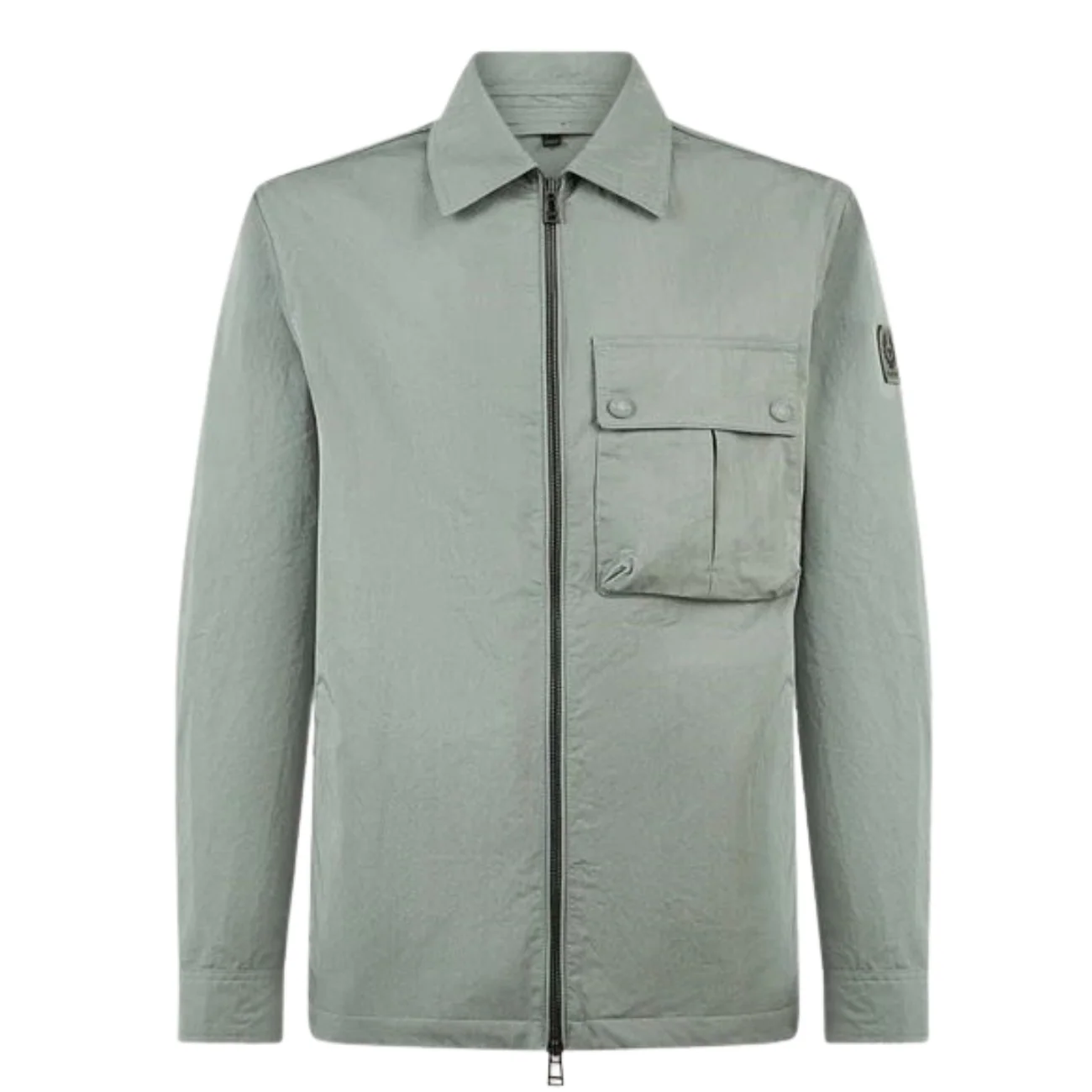 Belstaff Drome Overshirt Sage Green - Green - S