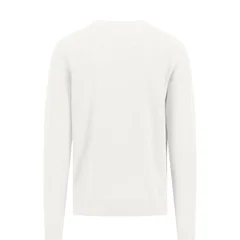 Fynch Hatton Fine Cotton Crew Neck Sweater - White - XL
