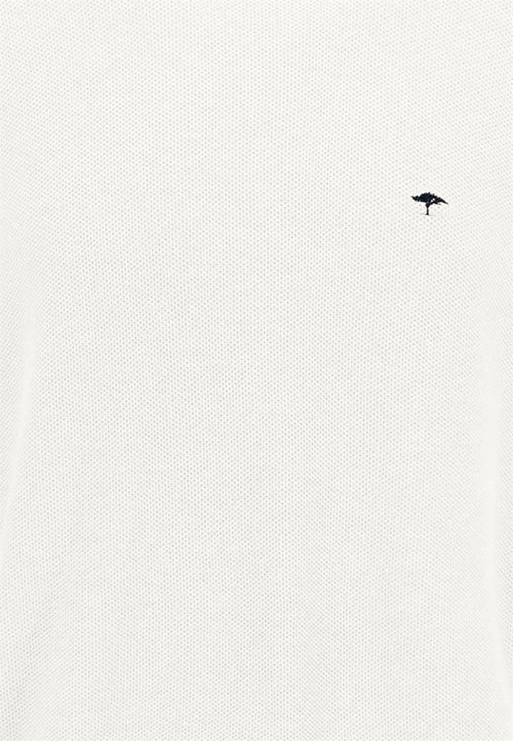 Fynch Hatton Fine Cotton Crew Neck Sweater - White - XL