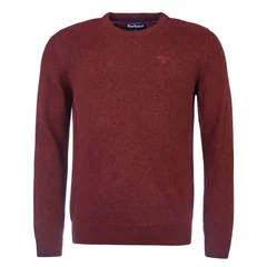 Barbour Essential Tisbury Crew Neck Sweater - Wine - L