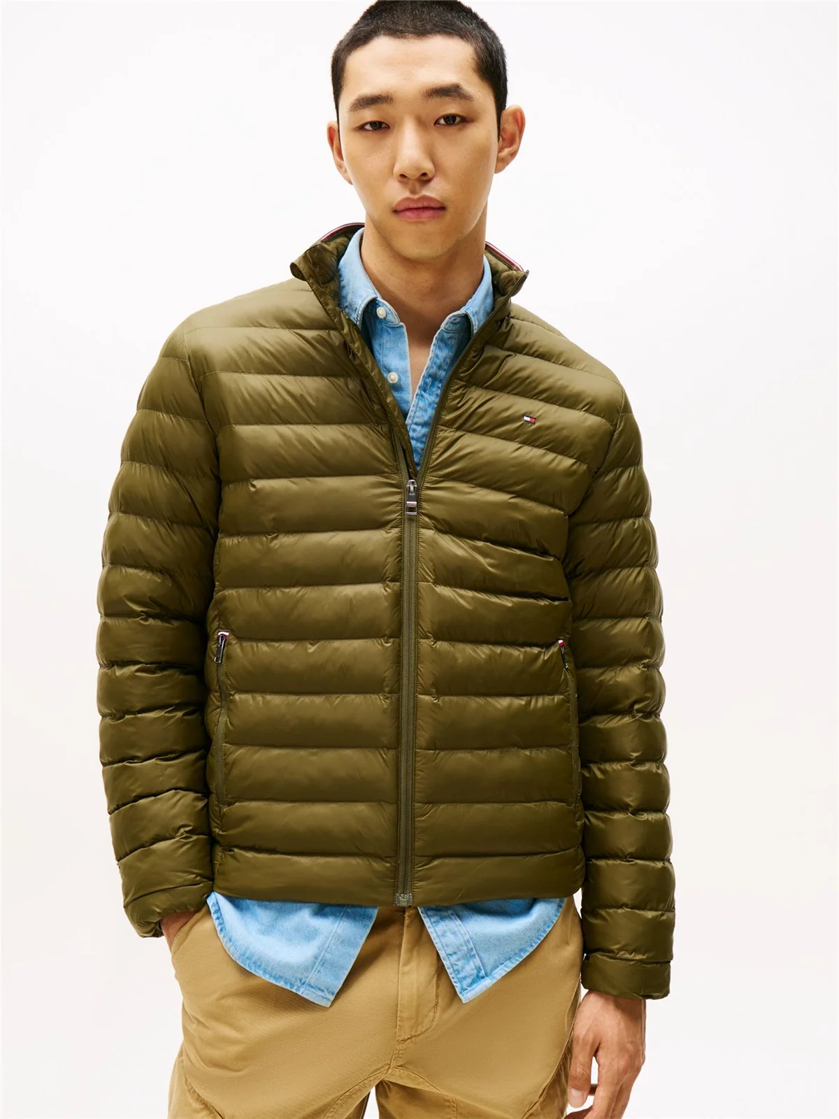 Tommy Hilfiger Core Packable Quilted Jacket - Green - S