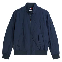 Tommy Hilfiger Water Repellent Packable Quilted Harrington Jacket - Navy - M
