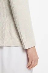 Boss C-Hanry Slim Fit Patterned Blazer - Beige - 42