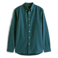 Tommy Hilfiger Heritage Oxford Check Shirt - Green/Navy - M