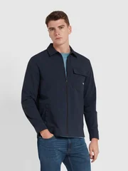 Farah Holwick Zip Overshirt - Navy - L