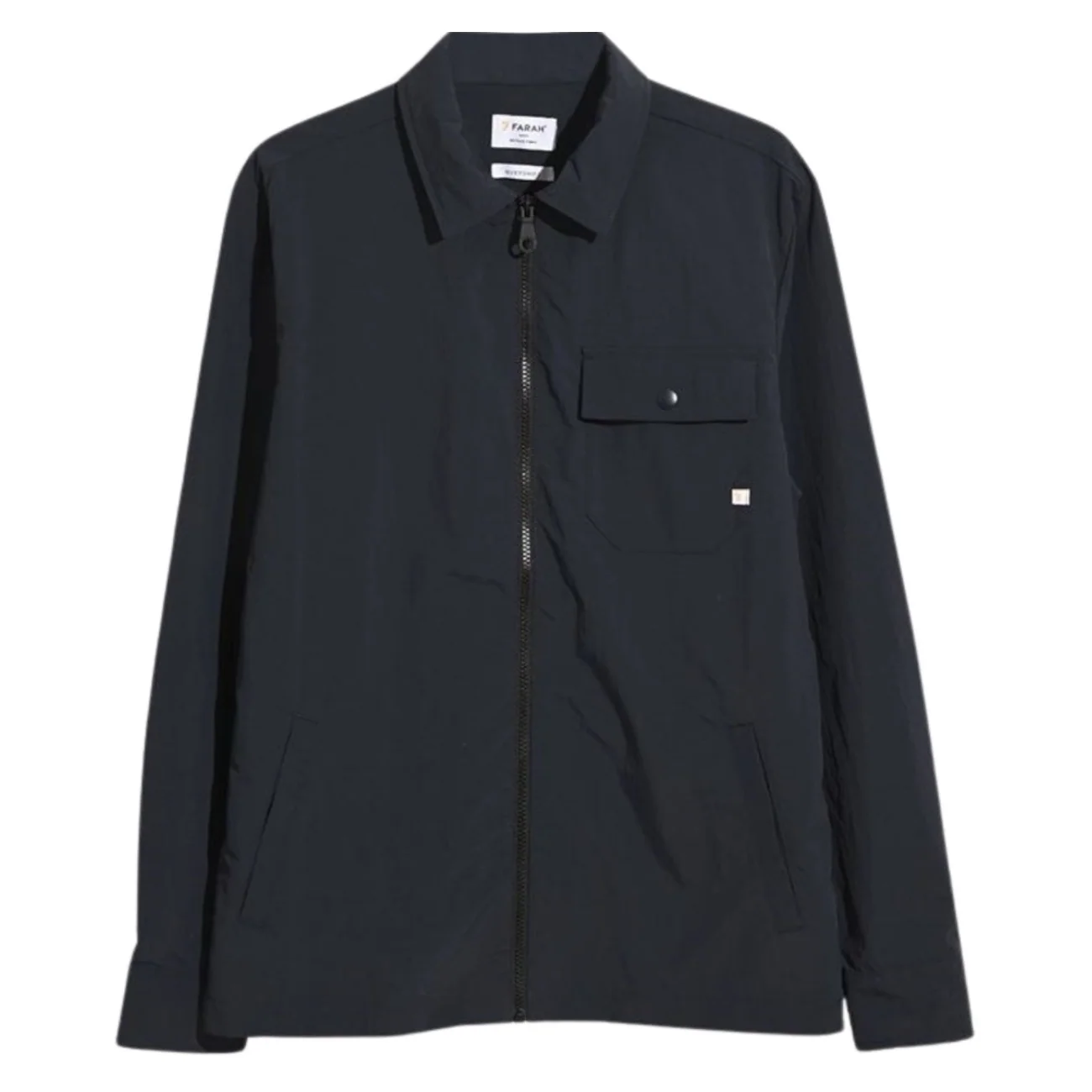 Farah Holwick Zip Overshirt - Navy - L