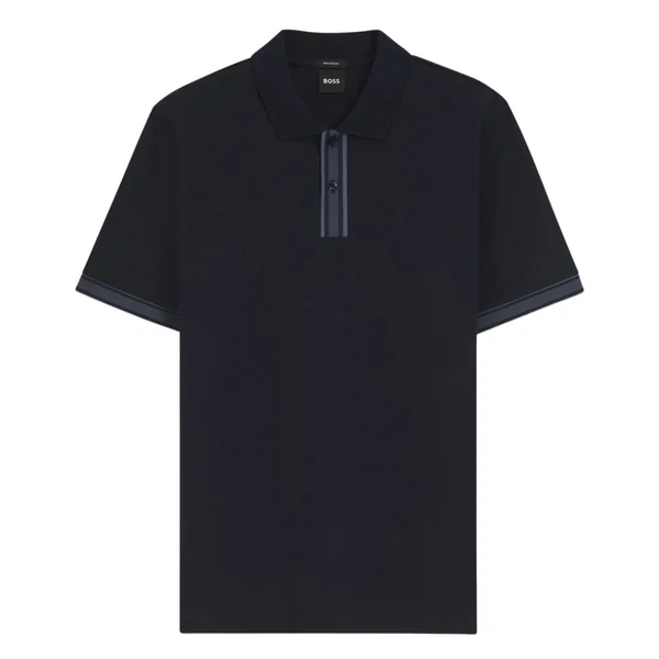 Boss H-Parlay Cotton Polo Shirt - Navy - M