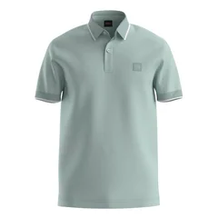 Boss Passertip Polo Shirt - Silver Blue - 2XL