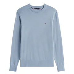 Tommy Hilfiger Pima Cotton Cashmere Blend Sweater - Blue - M