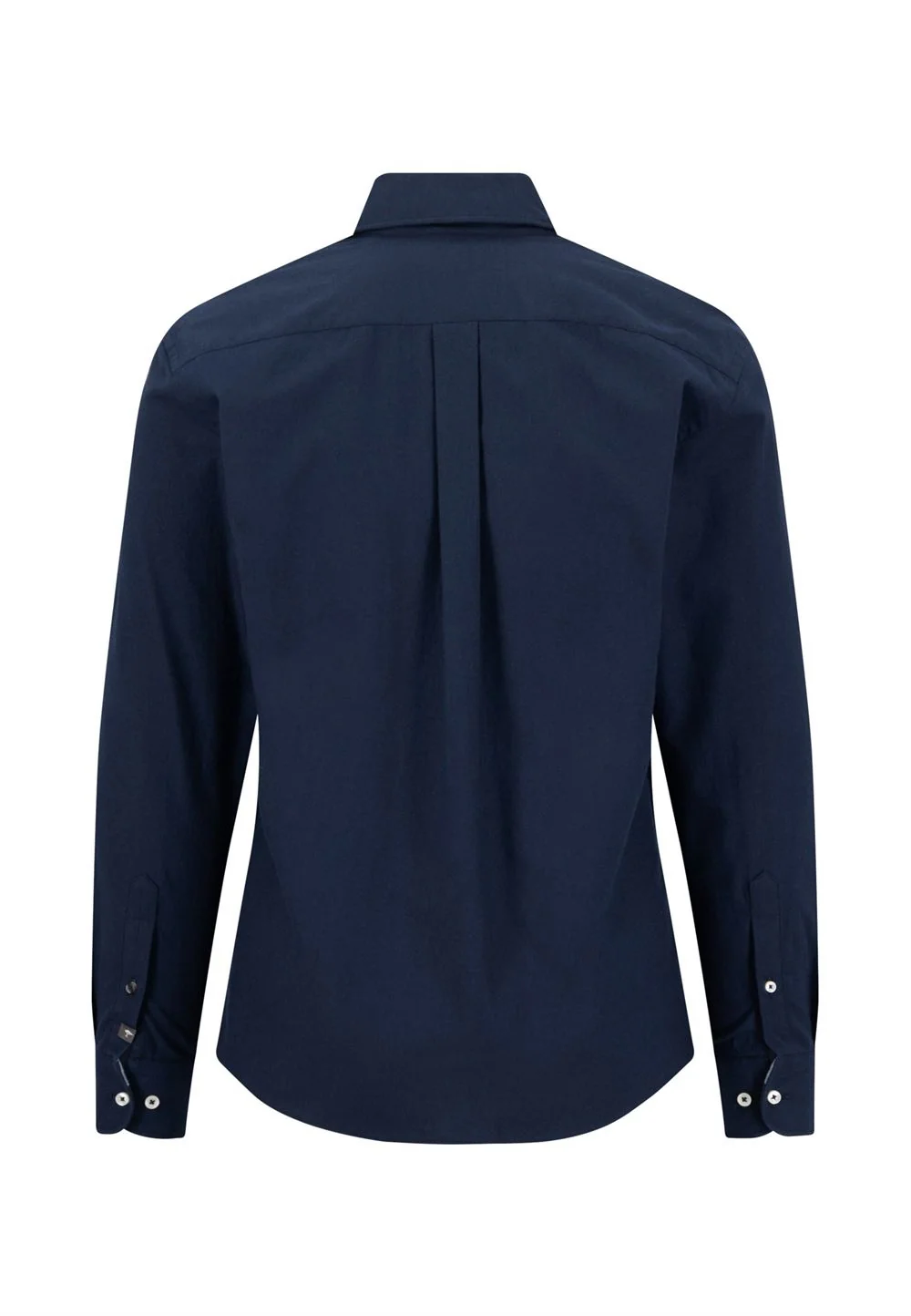 Fynch Hatton Premium Flannel B.D. Shirt - Navy - M