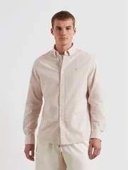 Farah Steen Wide Stripe Shirt - Pink - L