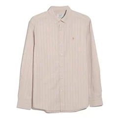 Farah Steen Wide Stripe Shirt - Pink - L
