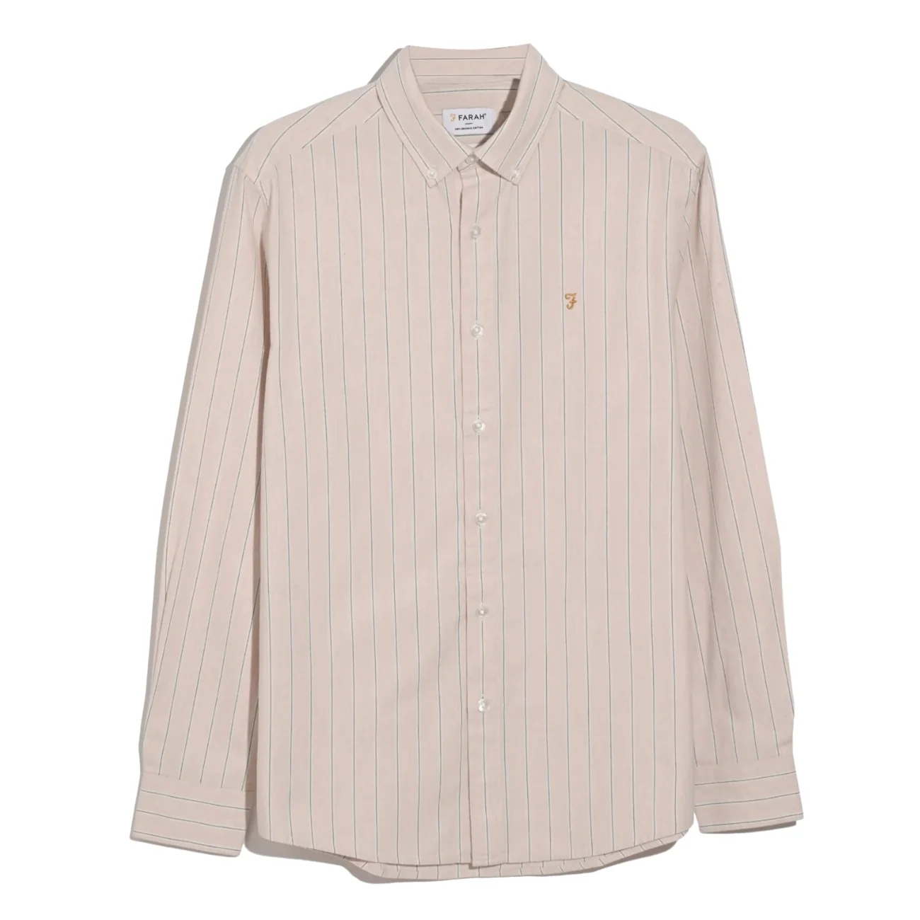 Farah Steen Wide Stripe Shirt - Pink - L