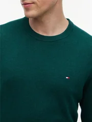 Tommy Hilfiger Pima Cotton Cashmere Blend Sweater - Green - 2XL