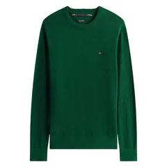 Tommy Hilfiger Pima Cotton Cashmere Blend Sweater - Green - 2XL