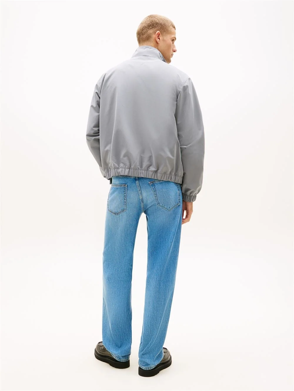 Tommy Jeans Essential Water Repellent Zip-Thru Jacket - Grey - M