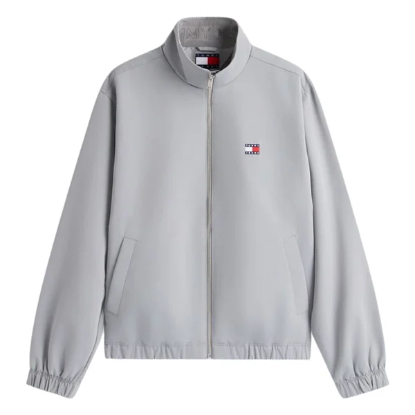 Tommy Jeans Essential Water Repellent Zip-Thru Jacket - Grey - M