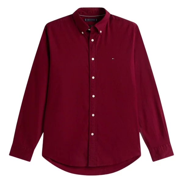 Tommy Hilfiger Flex Regular Fit Flannel Shirt - Wine - L