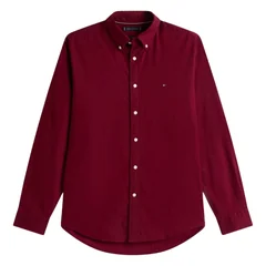 Tommy Hilfiger Flex Regular Fit Flannel Shirt - Wine - L