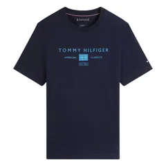 Tommy Hilfiger Brand Love Mono Logo T-shirt - Navy - M