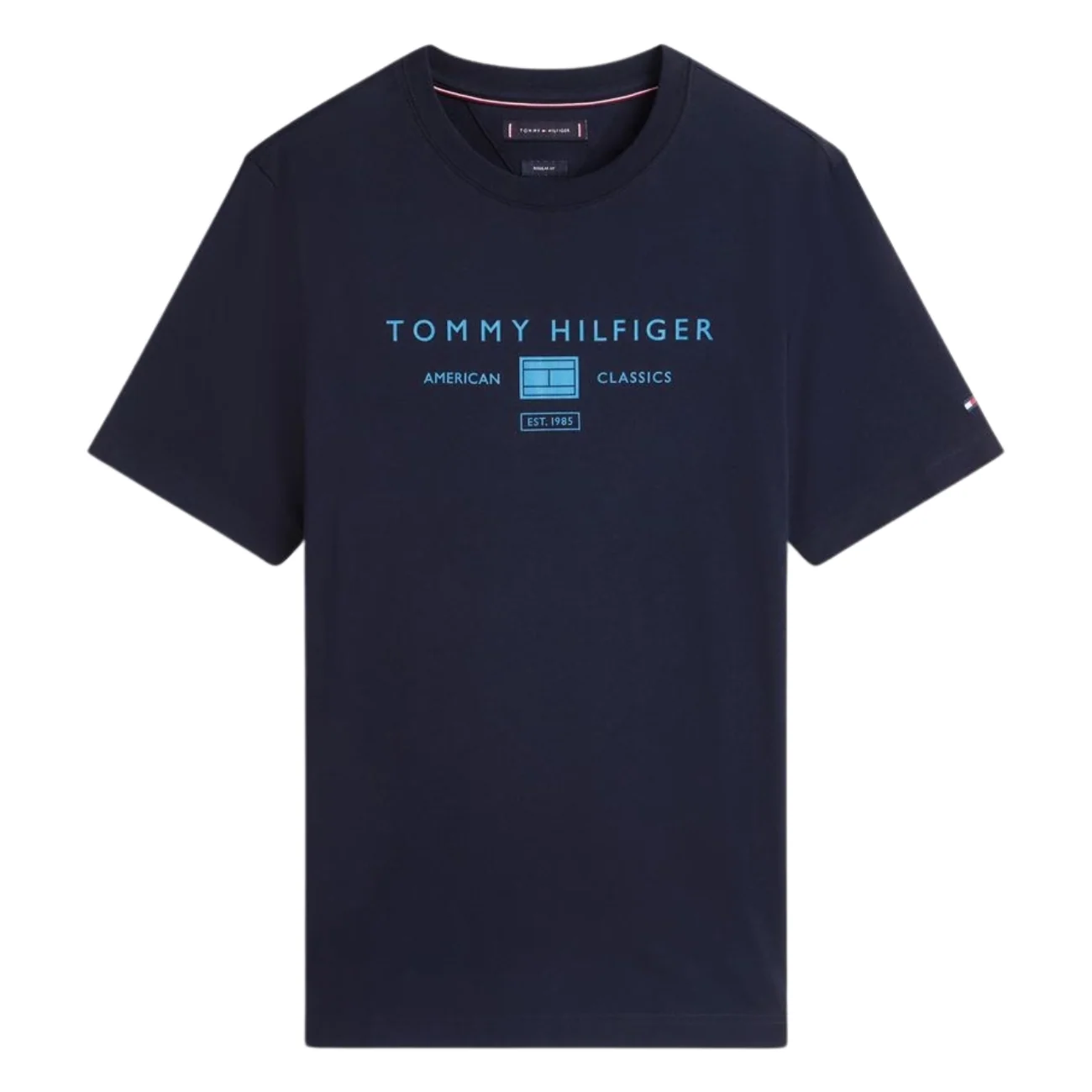 Tommy Hilfiger Brand Love Mono Logo T-shirt - Navy - M