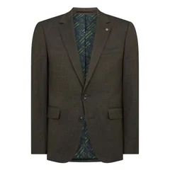 Remus Uomo Matteo Slim Fit Stretch Jacket - Brown - 40R